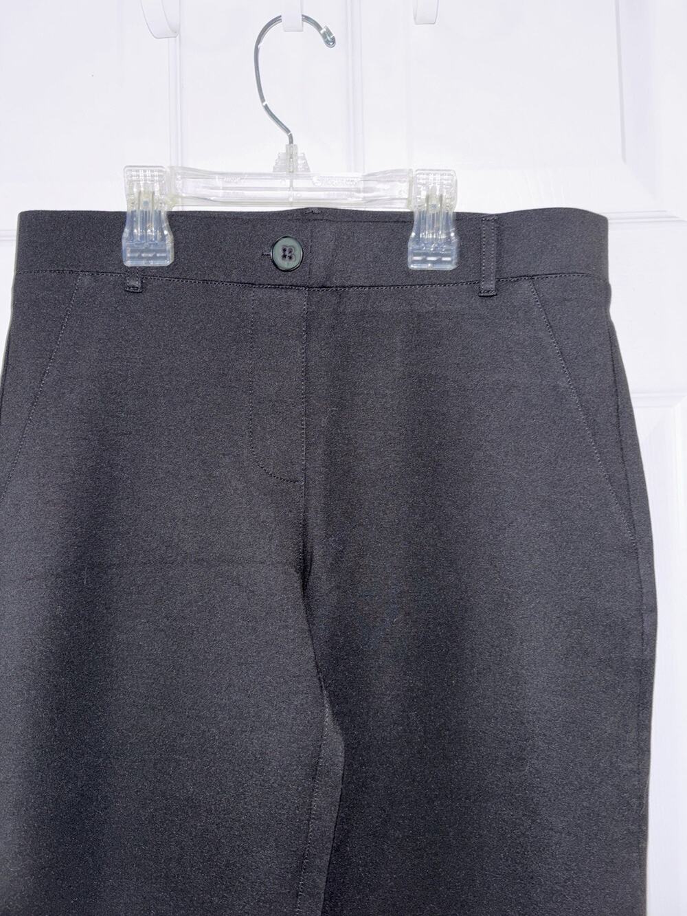 Betabrand S Small Tall Long Black Work Pants Office Straight Leg NWOT Inseam 33”